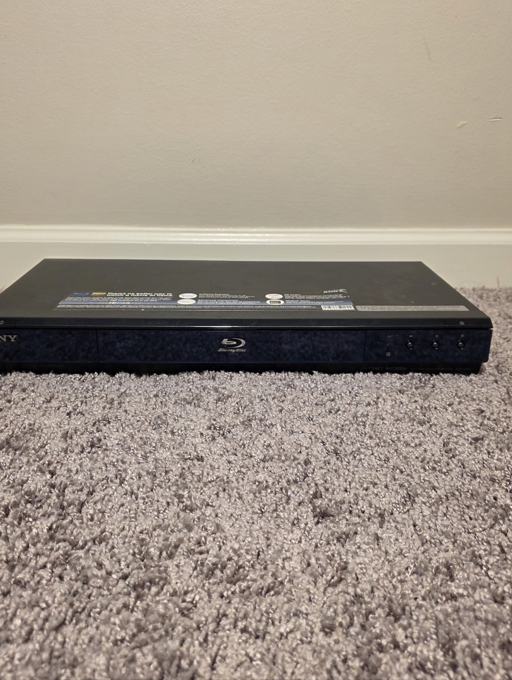 Sony BDP-S350 Blu-Ray/DVD/CD Player HD 1080p Black Tested & Working